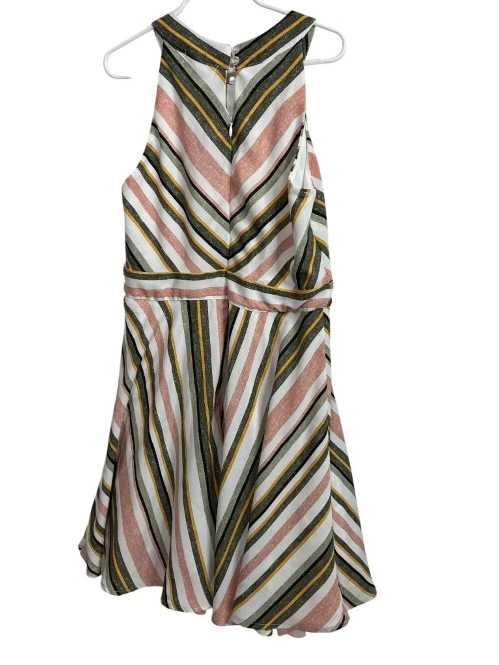 Knit Works Girls 14 Sleeveless Striped Fit & Flare Sundress
